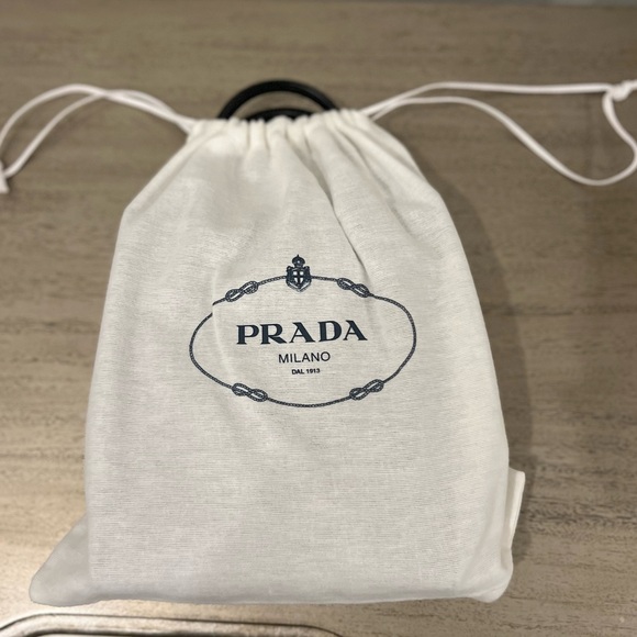 PRADA Soft Calf Leather Mini Logo Handbag Satchel - Picture 9 of 9